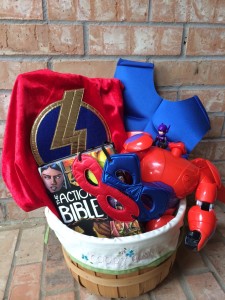 Super Hero Themed Easter Basket