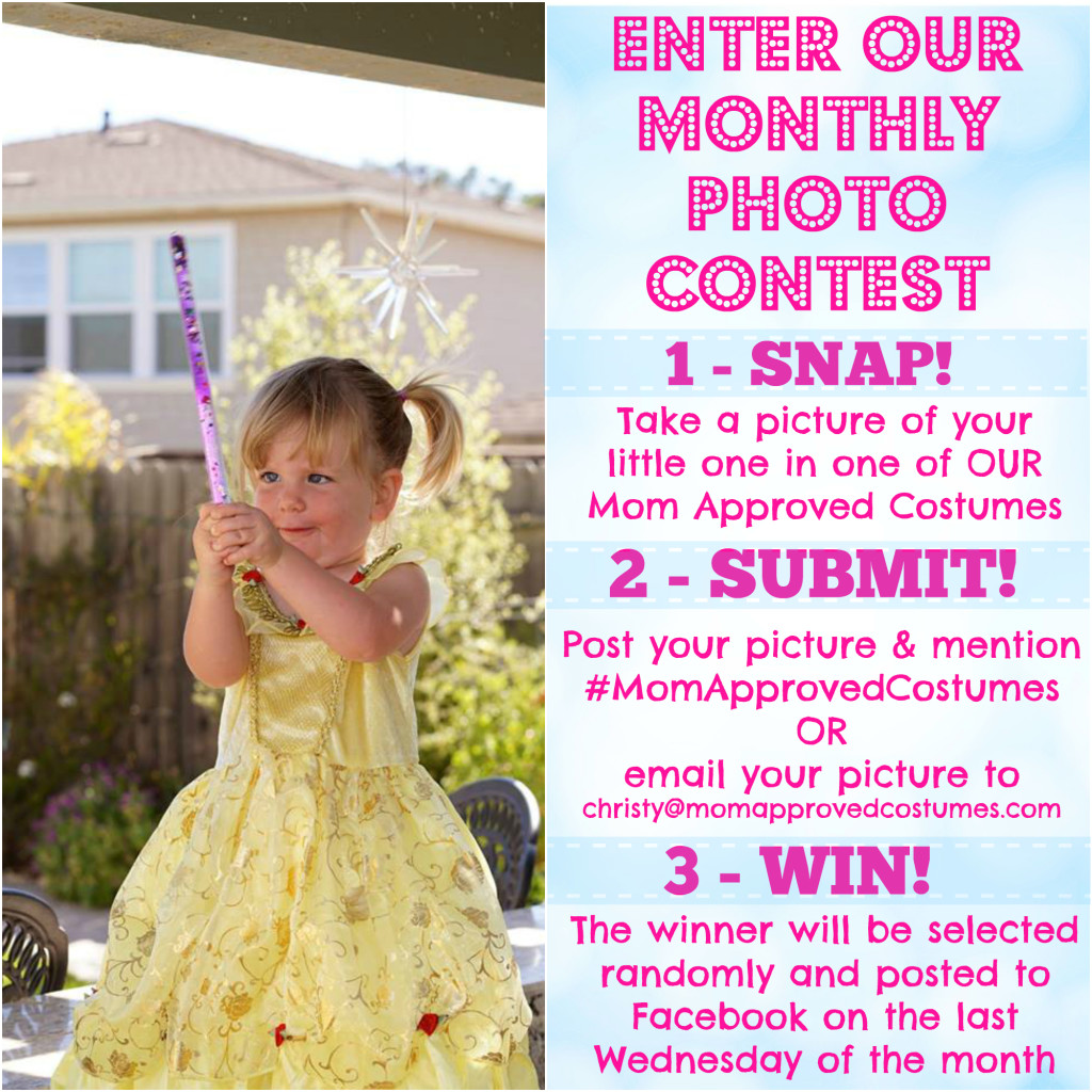 Monthly Photo Contest for Mom Approved Costumes