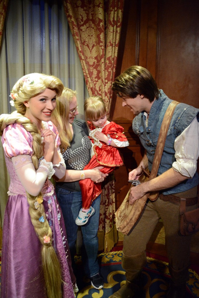 Meet Rapunzel and Flynn at Mickey's Very Merry Christmas Party