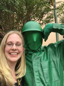 Green Army Man selfie