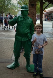 Green Army Man at Disney