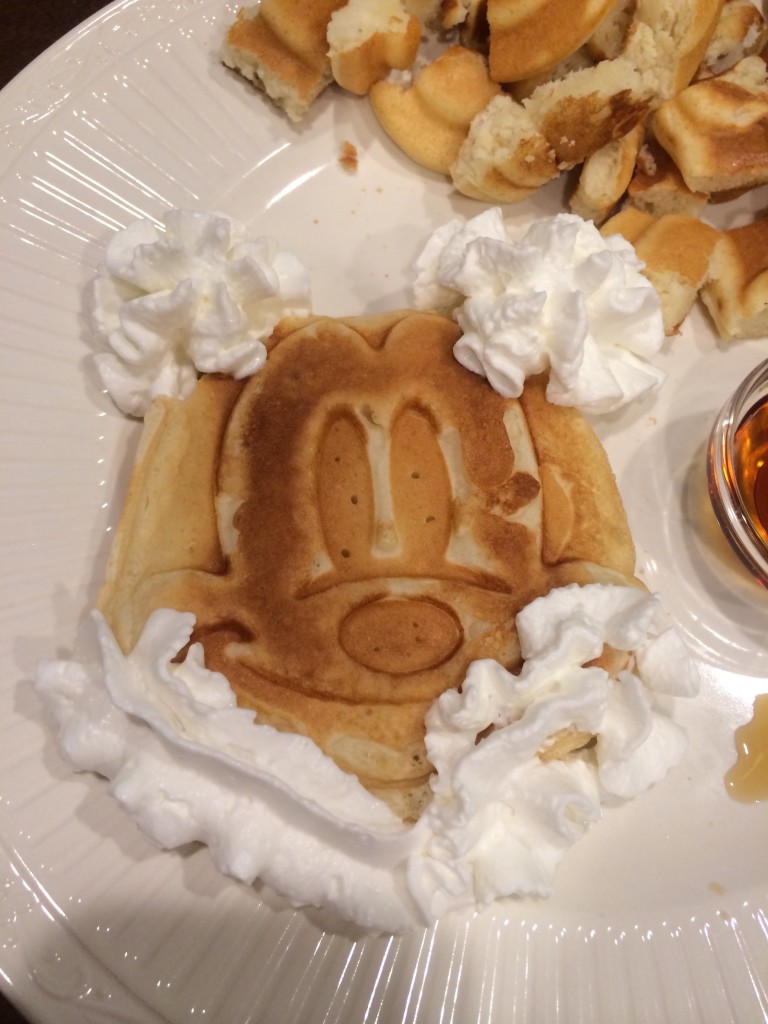 Santa Mickey Waffles